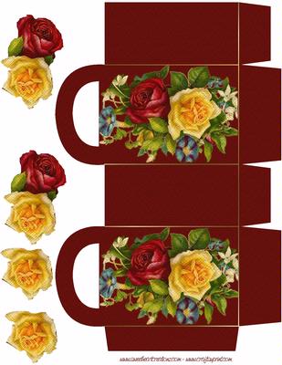 Victorian Roses Gift Bag