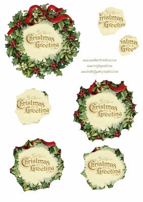 Christmas Greeting Pyramage