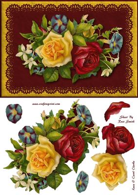 Vintage Roses Quick Card