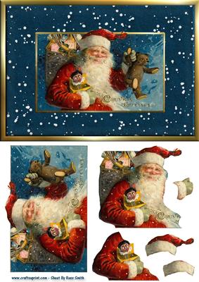Santa & Snow Quick Card