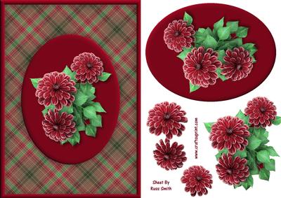 Pink Flowers Quick Card