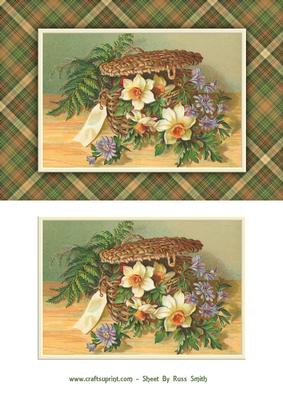 Floral Basket Quick Card