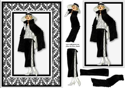 Vintage Lady 5 Quick Card