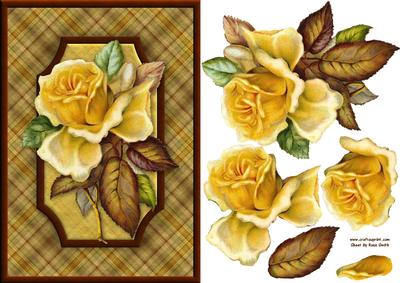 Yellow Rose Quick Card