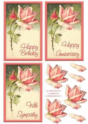 Mixed Sentiments Rose Topper