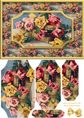 Basket of Roses Quick Card