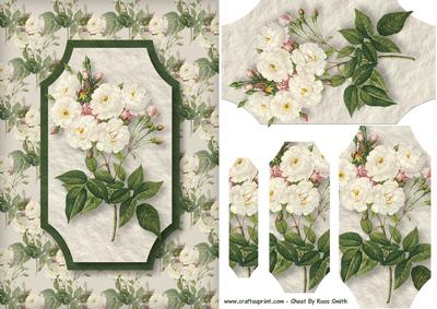 White Roses Quick Card