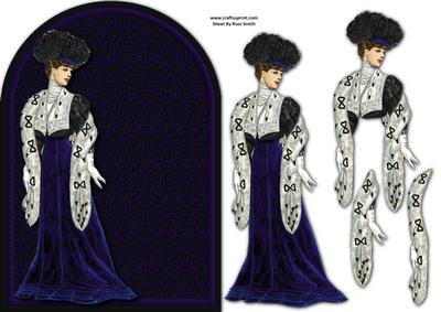 Elegant Lady Rounded Quick Card