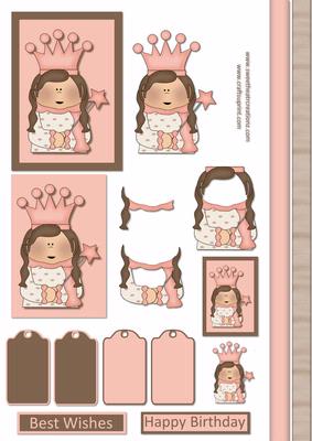 Pink and Brown Princess