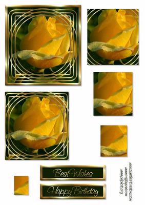 Yellow Rose Pyramage