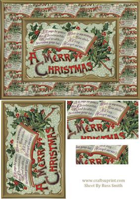 'a Merry Christmas' Quick Card