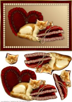 The King's Cat Easy to Cut Quick Card