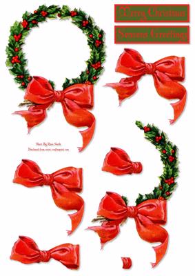 Wreath Decoupage