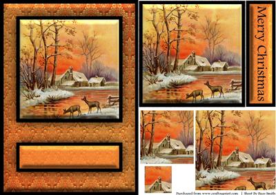 Christmas Scene Quick Card