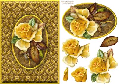 Yellow Rose Quick Card