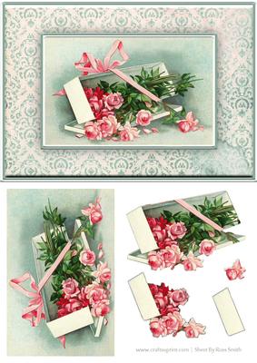 Box of Flowers Quick Card