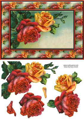Vintage Roses Quick Card