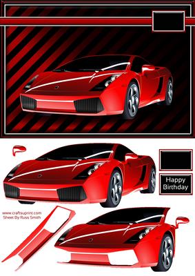 Sports Car Quick Card