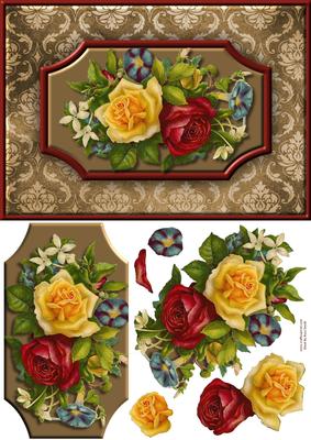 Vintage Roses Quick Card