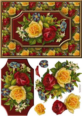 Vintage Roses Quick Card