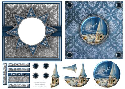 Silent Night 6x6 Aperture Card