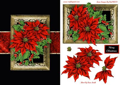 Poinsettias Quick Card