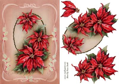 Poinsettias Quick Card