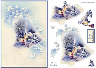 Church & Snow Scene Quick Card