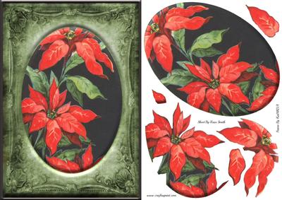 Poinsettia Quick Card