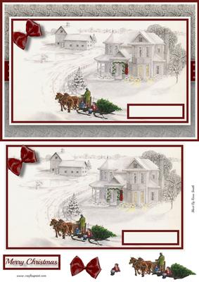 Bringing Home the Tree Quick Card