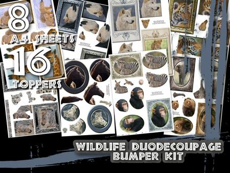 Wildlife Duodecoupage Bumper Kit