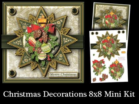 Christmas Decorations 8x8 Mini Kit