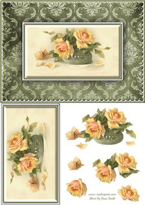 Golden Roses Quick Card
