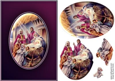 Nativity Scene Quick Card