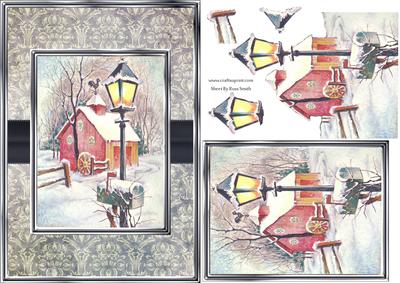 Snow Scene Quick Card