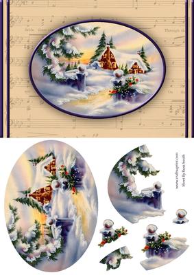Snow Scene Quick Card