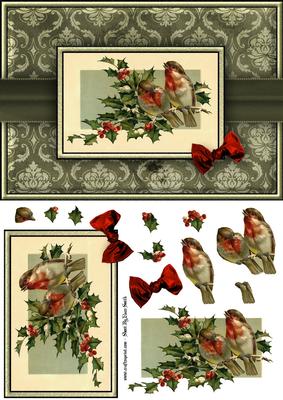 Vintage Robins Quick Card