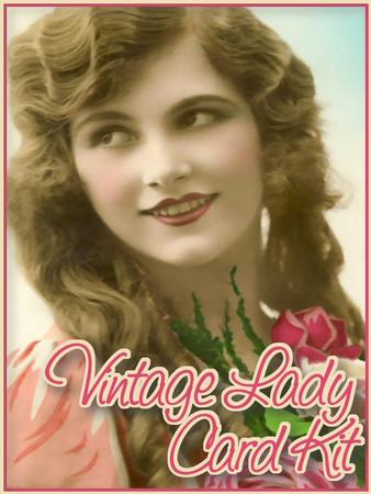 Vintage Lady Card Kit