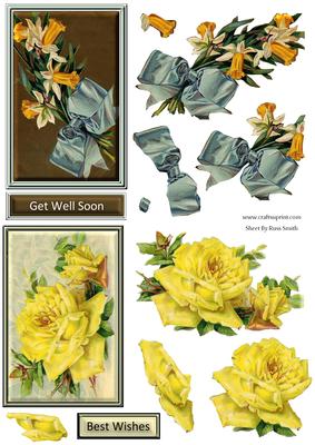 Vintage Flowers Duodecoupage