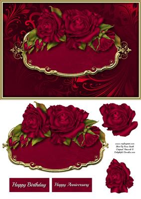 Red Roses Quick Card