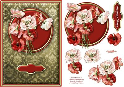 Poppies Quick Card