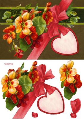 Victorian Bouquet Quick Card