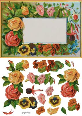 Victorian Flower Arrangement Quick Card
