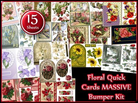 Floral Quick Cards Massive Bumper Kit