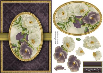 Royal Flowers Quick Card