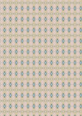 Lady in Black and Blue Backing 1