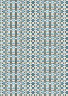 Lady in Black and Blue Backing 2