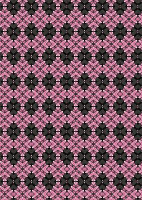 Lady in Black and Pink Backing 2