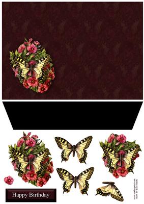 Stunning Butterfly Envelope Style Sheet