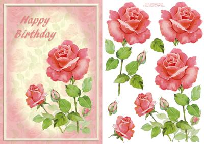 Red Roses Card Front